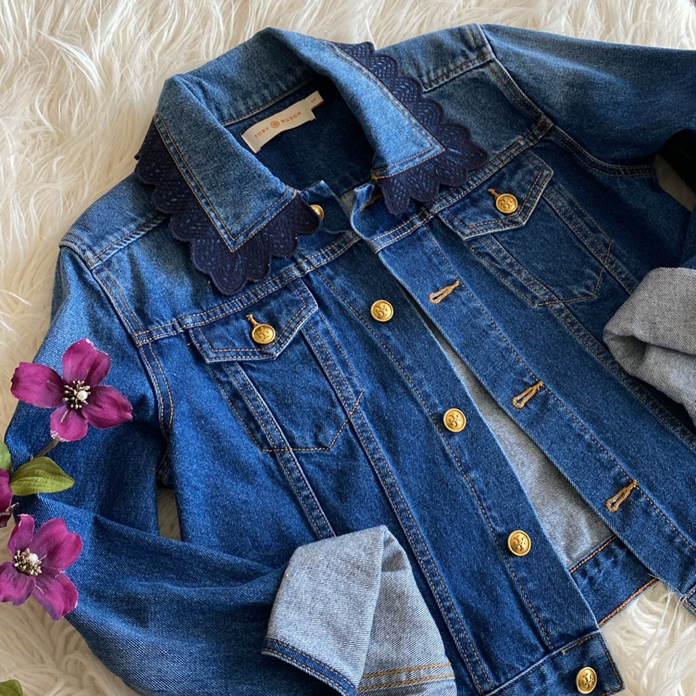 TORY BURCH jeans jacket - Picture 4 of 16